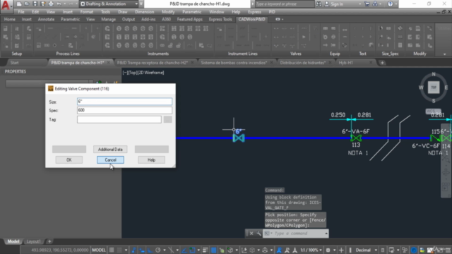 Diseño de planos de procesos con CADWORX P&ID – Screenshot 2
