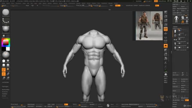 Master Character Modelling in Zbrush – Screenshot 2
