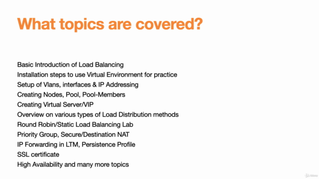 F5 BIG-IP Local Traffic Manager (LTM) course – Screenshot 1