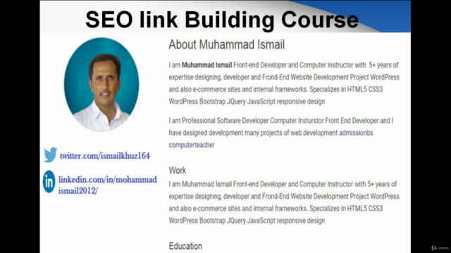 The SEO Link Building Course Back link building SEO tutorial – Screenshot 1
