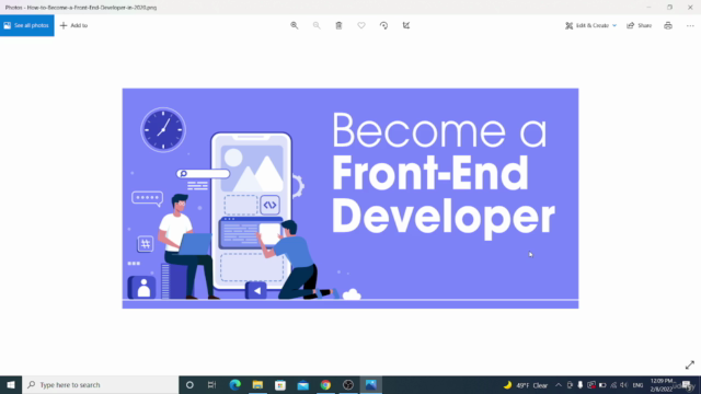 Become a Front-End Developer in Arabic 2022 – Screenshot 1