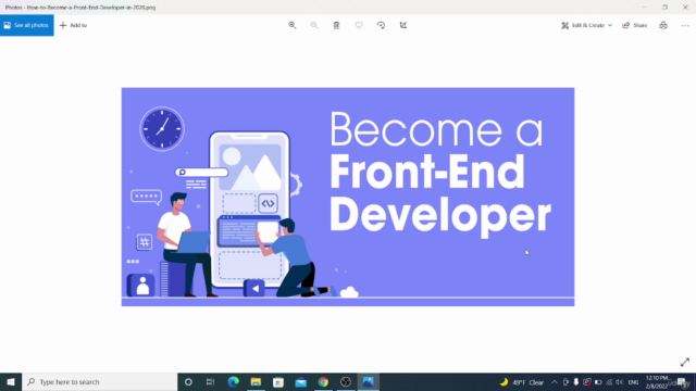 Become a Front-End Developer in Arabic 2022 – Screenshot 2