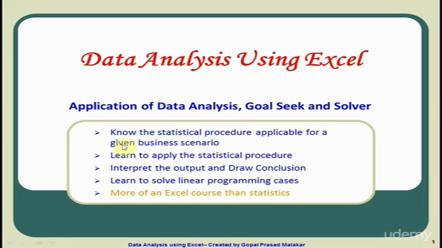 Advance Analytics with Excel - data analysis toolpak/ Solver - Screenshot_01