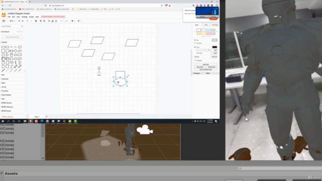 Learn ARcore,make your Room interact with  Unity 3D physics. – Screenshot 2