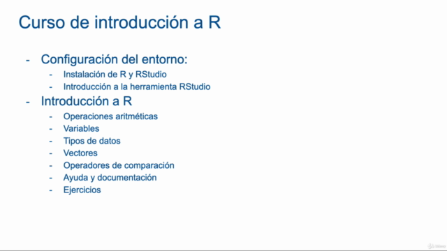 R. Curso de introducción a R. Aprende desde cero. - Screenshot_01