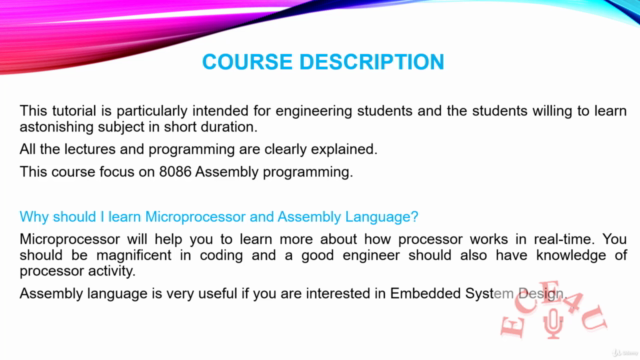 Professional 8086 Assembly Language Guide – Screenshot 1