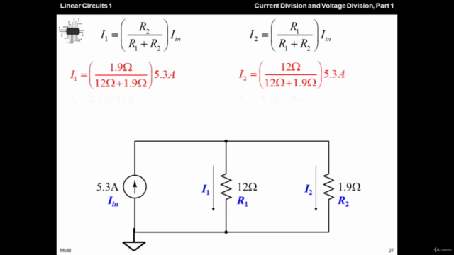 Linear Circuits 1 - 10 - Voltage & Current Division, Part 1 – Screenshot 2