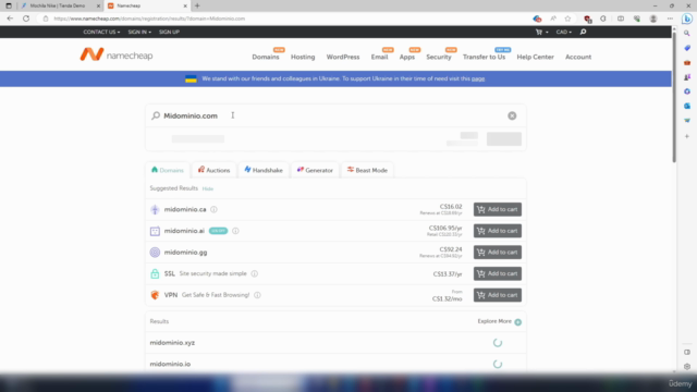 Crea tu tienda en línea profesional con WordPress y Divi – Screenshot 1