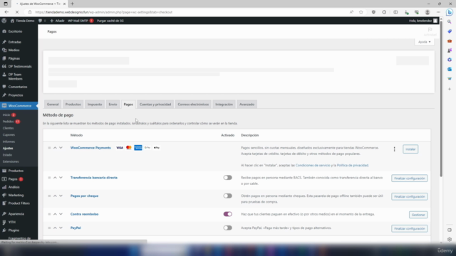 Crea tu tienda en línea profesional con WordPress y Divi – Screenshot 2