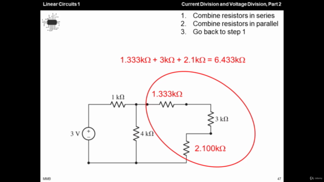 Linear Circuits 1 - 11 - Voltage & Current Division, Part 2 – Screenshot 2