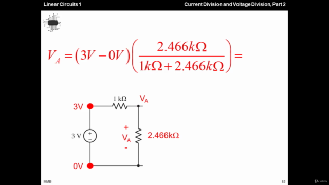 Linear Circuits 1 - 11 - Voltage & Current Division, Part 2 – Screenshot 3