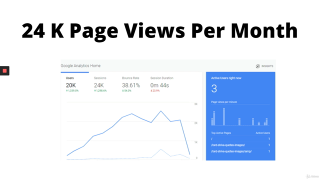 Blogging Advanced: Successful Micro-niche Blogging – Screenshot 1