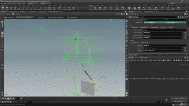 Basic Auto-Rigging for Games in Houdini – Screenshot 2