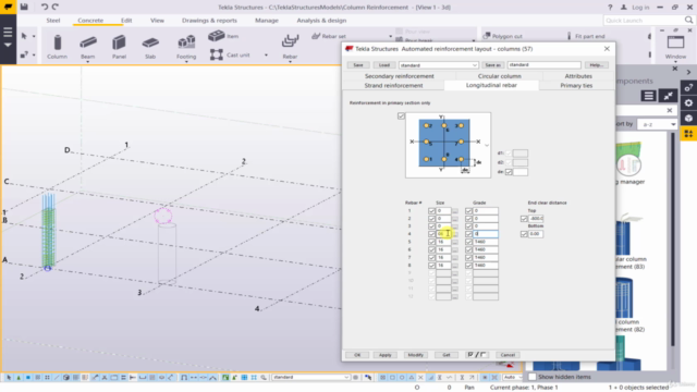 Tekla Structures (Concrete) From Scratch(Under construction) – Screenshot 1