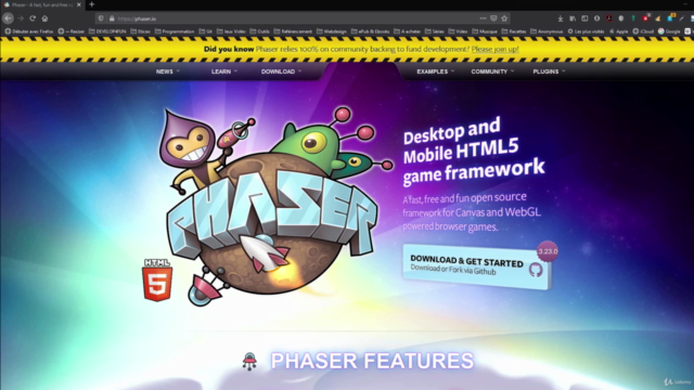 Impara a programmare videogiochi web con Phaser 3 – Screenshot 2