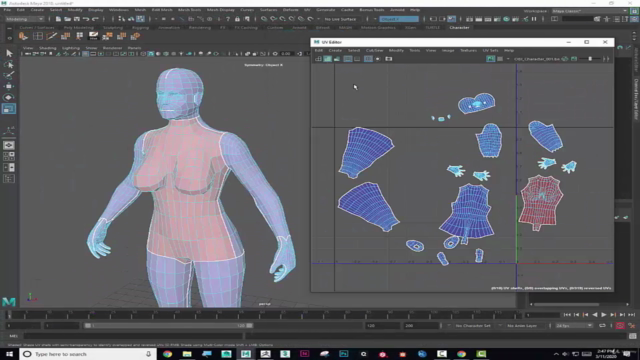 Character UV Mapping (Maya) – Screenshot 1