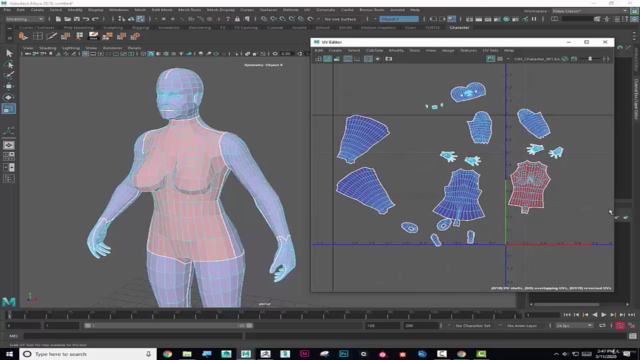Character UV Mapping (Maya) – Screenshot 2