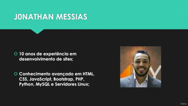 Criação de site profissional utilizando templates – Screenshot 1