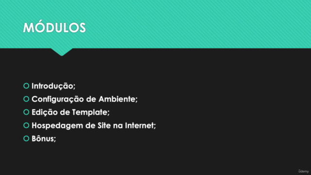 Criação de site profissional utilizando templates – Screenshot 3