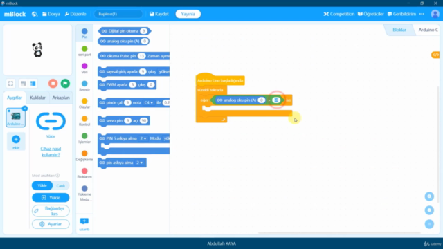 MBLOCK 5 İLE ARDUİNO EĞİTİMİ(ARDUINO TRAINING WITH MBKLOCK5) – Screenshot 1