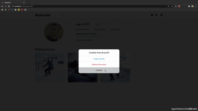 Crea un Instagram con React, GraphQL, Apollo, MongoDB y AWS – Screenshot 2