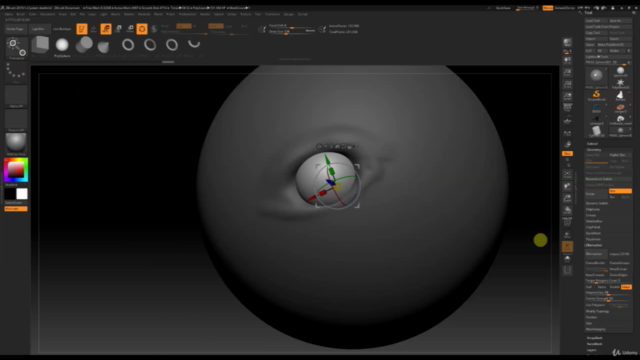 Freeform Sculpting in Zbrush – Screenshot 1