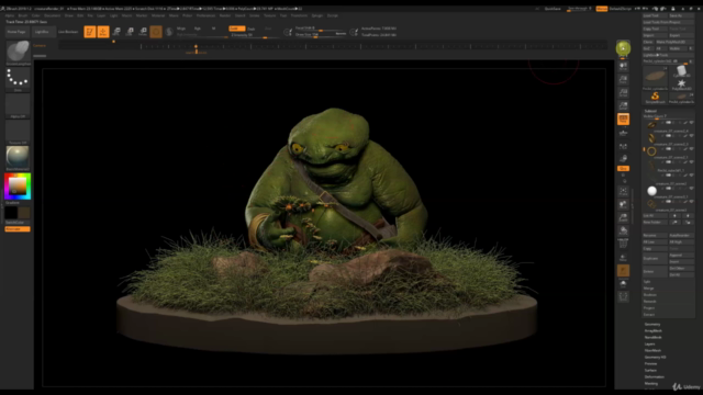Freeform Sculpting in Zbrush – Screenshot 4