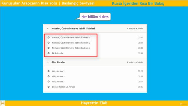 Konuşulan Arapçanın Kısa Yolu (2020) | Başlangıç Seviye – Screenshot 2