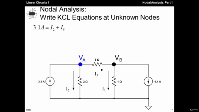 Linear Circuits 1 - 14 - Nodal Analysis, Part 1 – Screenshot 2