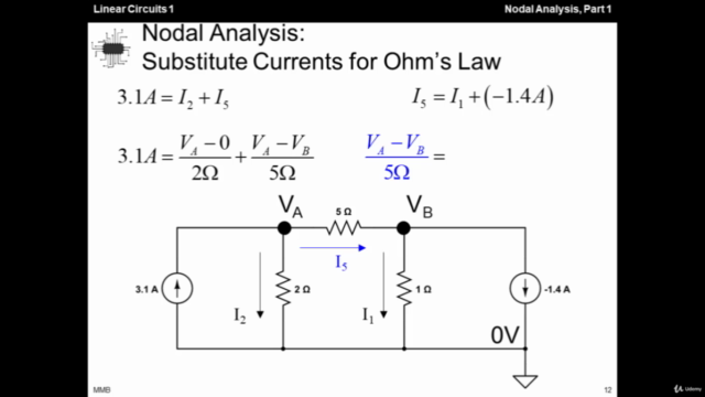 Linear Circuits 1 - 14 - Nodal Analysis, Part 1 – Screenshot 4