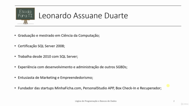 Lógica de programação e bancos de dados SQL – Screenshot 1