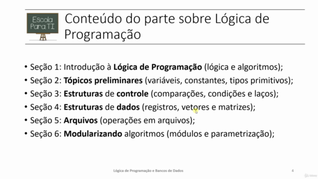 Lógica de programação e bancos de dados SQL – Screenshot 3