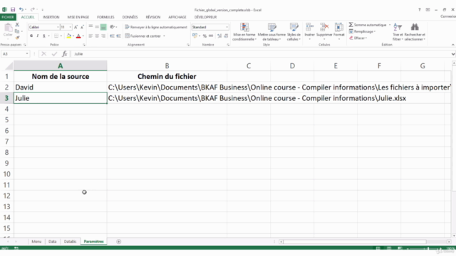 VBA Macro Excel - Compiler des fichiers dans un seul tableau – Screenshot 2