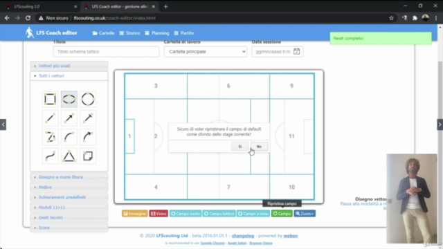 Corso Match Analyst Professionista – Screenshot 4