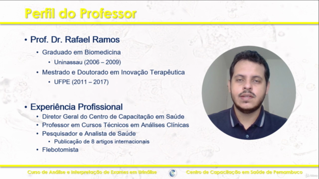 Análise e Interpretação de Exames em Urinálise – Screenshot 1