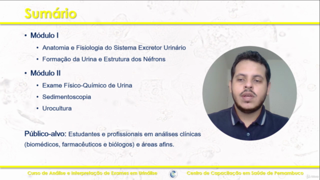 Análise e Interpretação de Exames em Urinálise – Screenshot 2