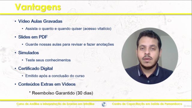 Análise e Interpretação de Exames em Urinálise – Screenshot 3