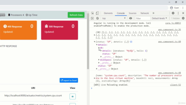 Spring Boot Actuator - Build an Admin Dashboard – Screenshot 3
