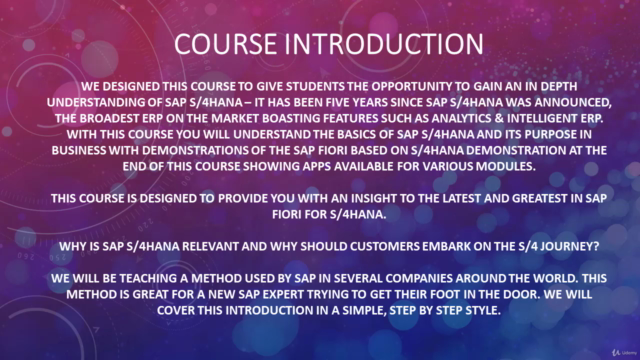 SAP S/4HANA – A Simple Introduction for beginners 2020 – Screenshot 3