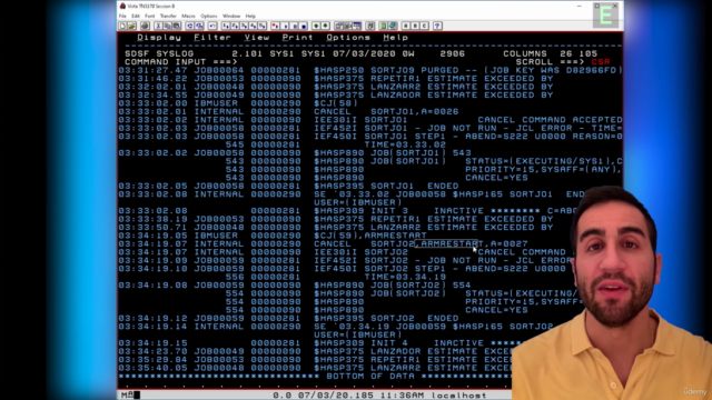 Curso de z/OS completo, Mainframe, desde 0 – Screenshot 4