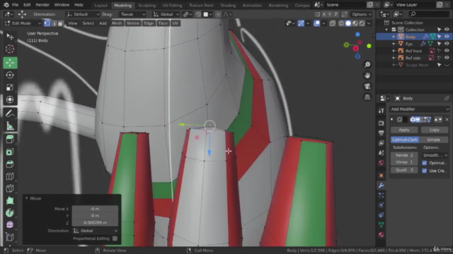 Anime Character Modeling and Texturing in Blender in Hindi – Screenshot 1