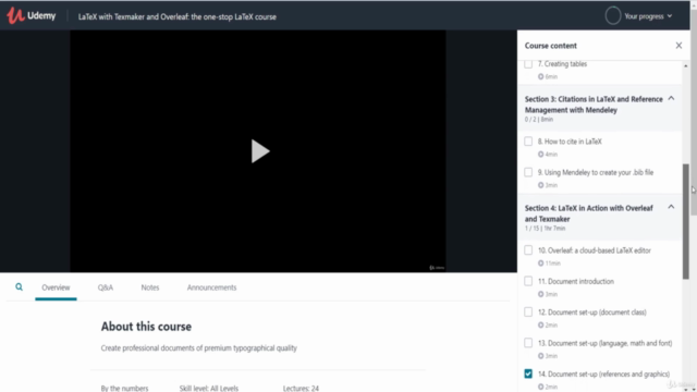 LaTeX with Texmaker and Overleaf: the one-stop LaTeX course – Screenshot 4