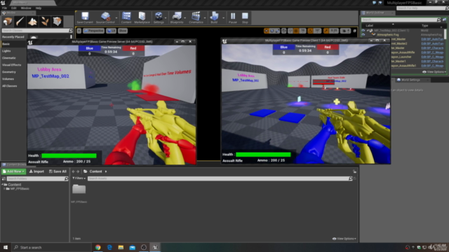 Unreal Engine 4 - Multiplayer Team Based FPS In Blueprints – Screenshot 3