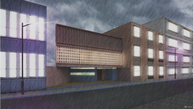 Post-Production for Architectural Visualization in Photoshop – Screenshot 3