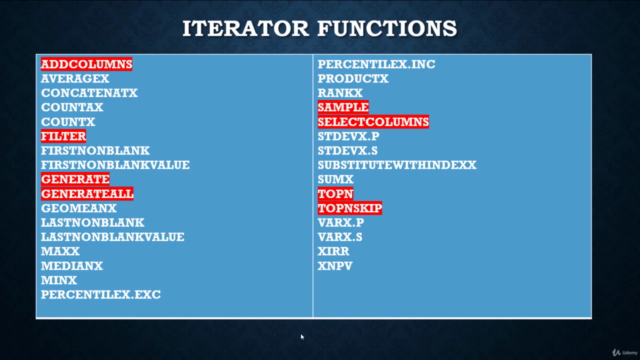 Working with DAX Iterators – Screenshot 2