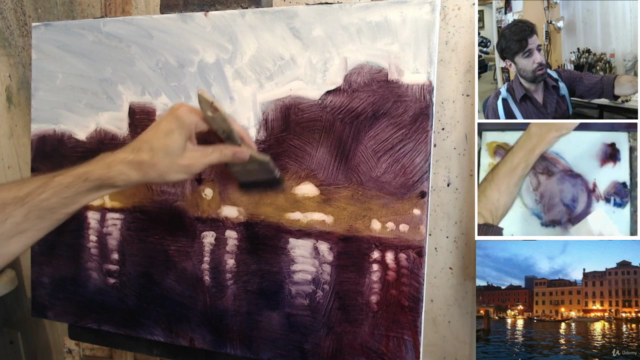 Impressionism - Paint a Venice Night scene in oil or acrylic – Screenshot 2