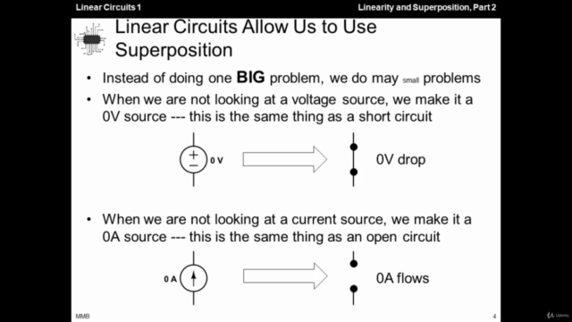 Linear Circuits 1 - 17 - Linearity and Superposition, Part 2 – Screenshot 1