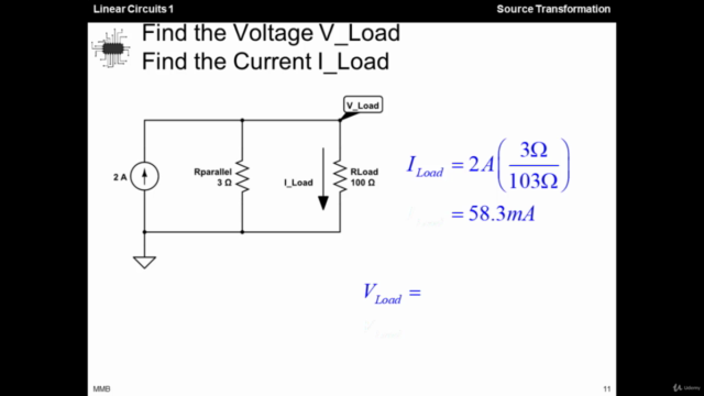 Linear Circuits 1 - 18 - Source Transformation – Screenshot 2