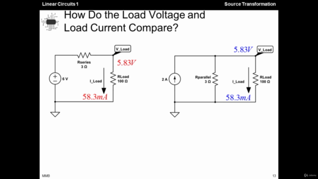 Linear Circuits 1 - 18 - Source Transformation – Screenshot 3
