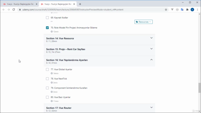 Vue.js - Nuxt.js: Başlangıçtan İleri Seviyeye – Screenshot 2